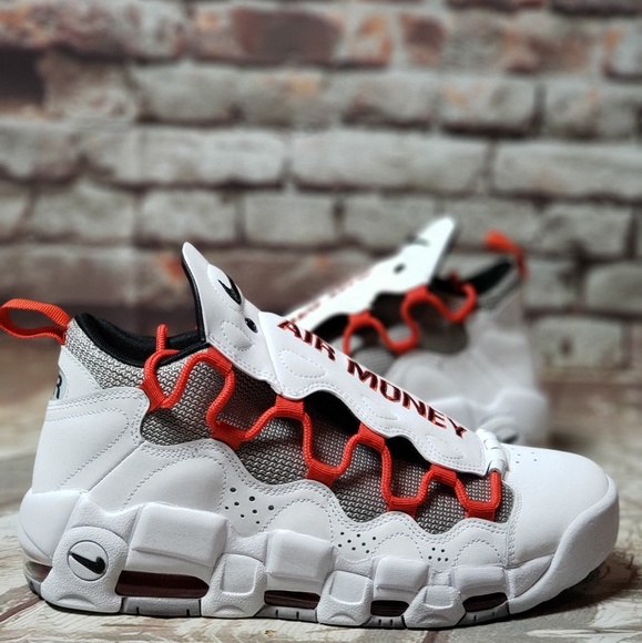 nike air more money white red